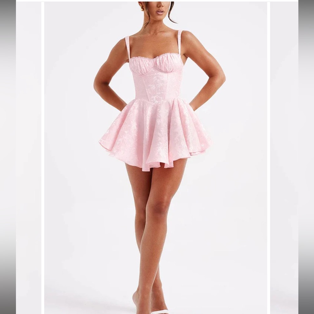 Elegant Pink Women's Dress